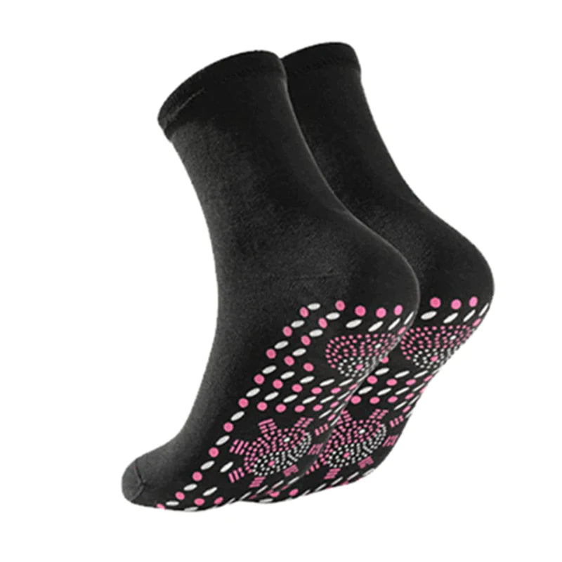 Winter Self-Heating Health Care Socks Women Ski Sports Self Heated Massage Man Short Sock Magnetic Therapy Comfortable Warm Sox