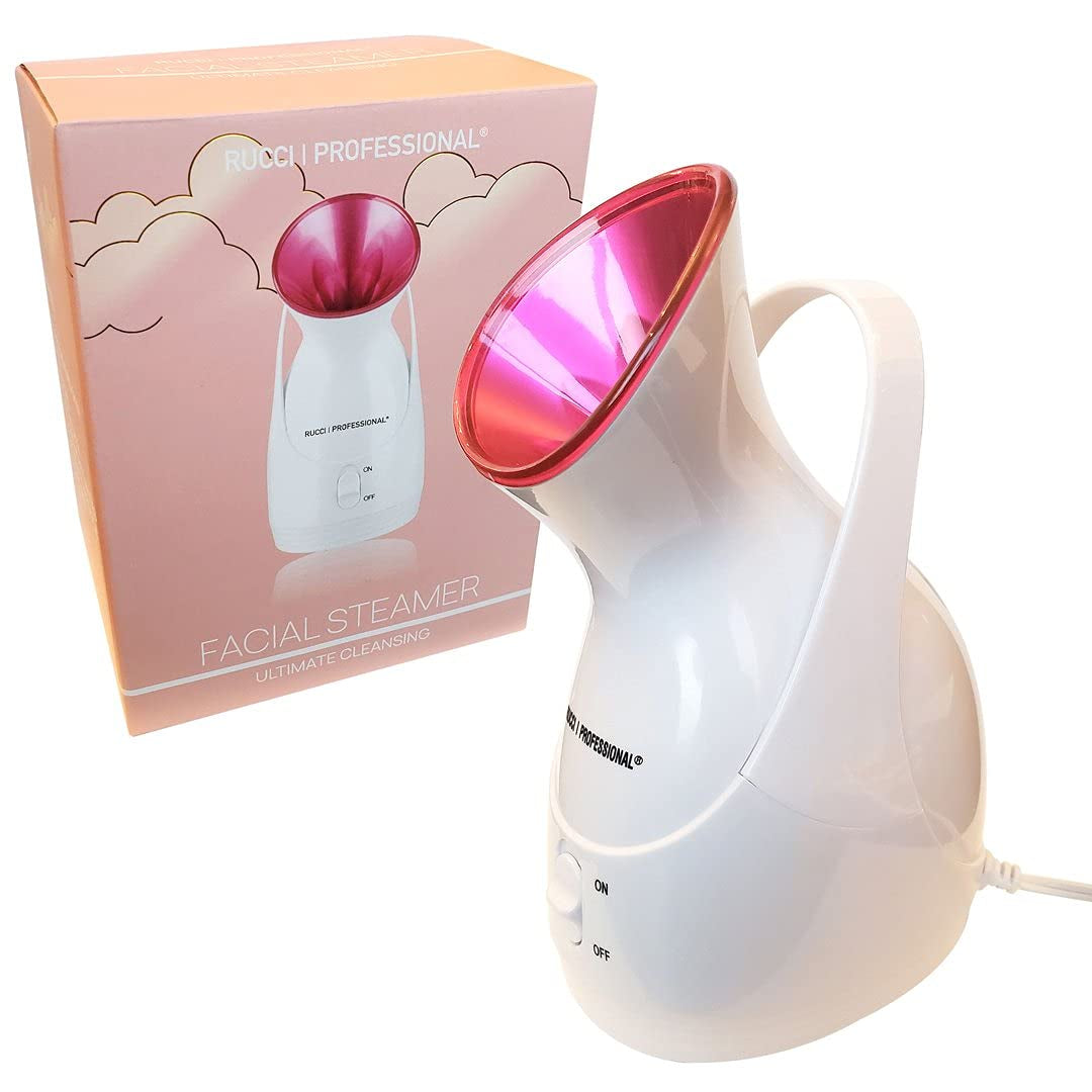 Ultimate Cleansing Professional Facial Steamer,White Pink,Fs101