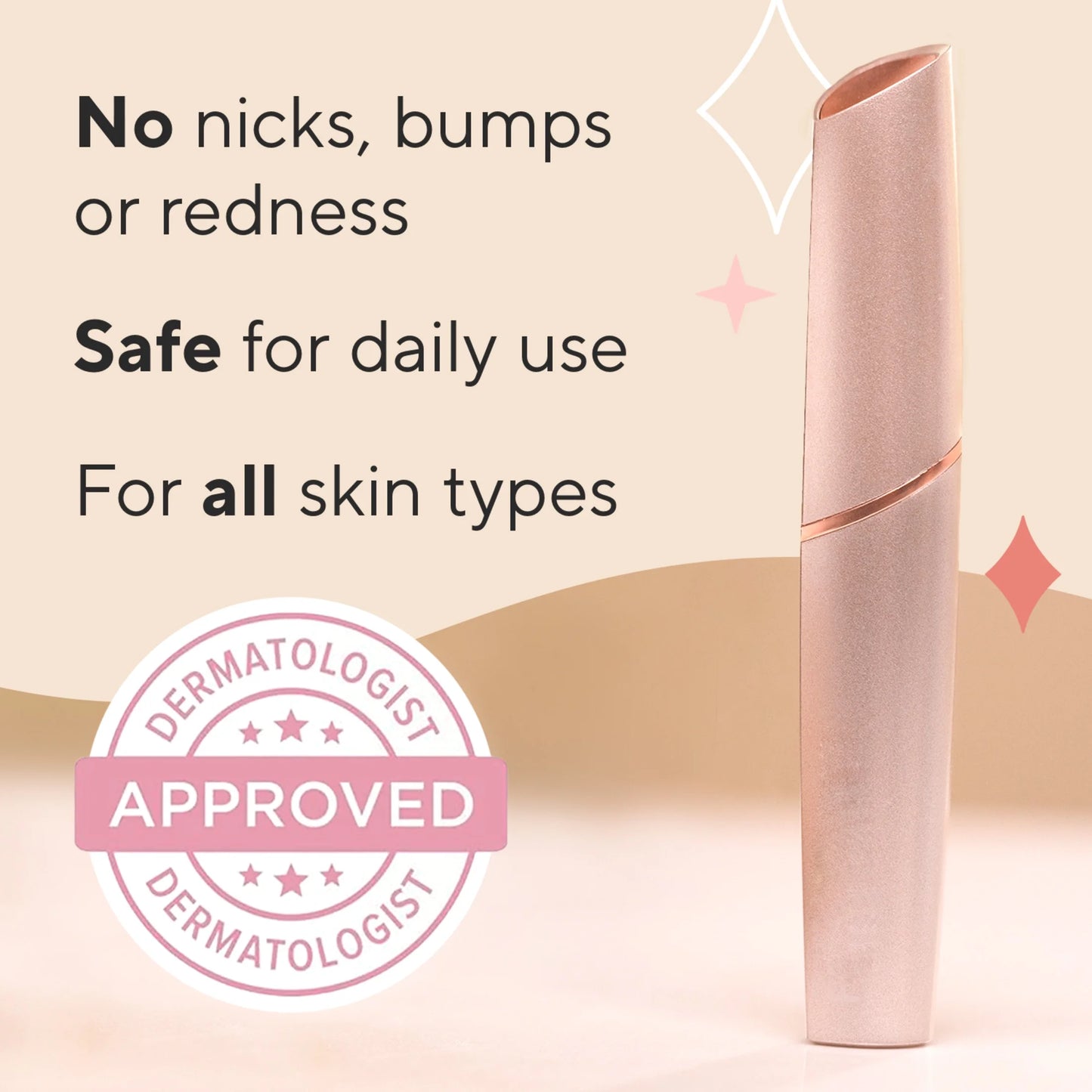 Finishing Touch  Brows Eyebrow Hair Remover for Women, Eyebrow Razor