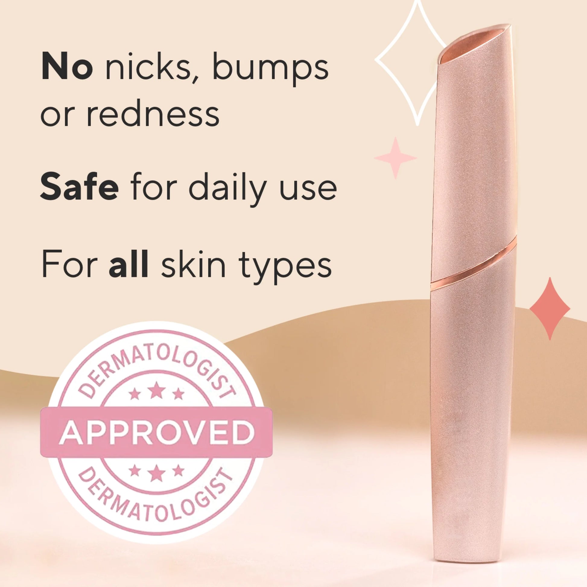 Finishing Touch  Brows Eyebrow Hair Remover for Women, Eyebrow Razor