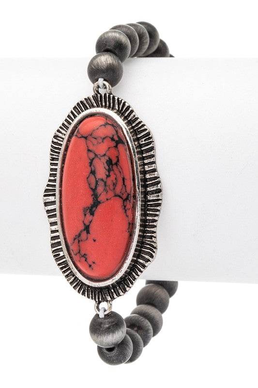 Stunning 3-Stone Stretch Bracelet: Elevate Your Style Instantly!