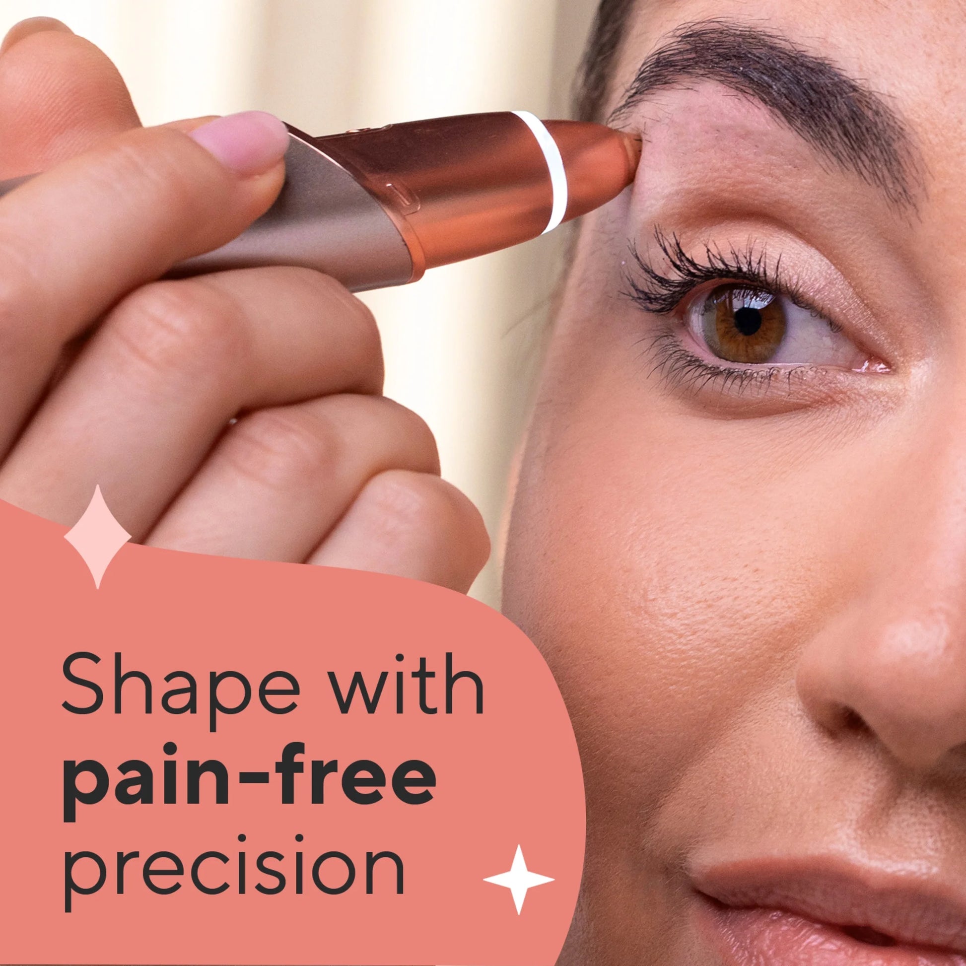 Finishing Touch  Brows Eyebrow Hair Remover for Women, Eyebrow Razor