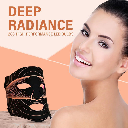 7 Powerful LED Face Mask for Skin Rejuvenation – 7 Colors & 175 Light Beads for Radiant, Youthful Skin!