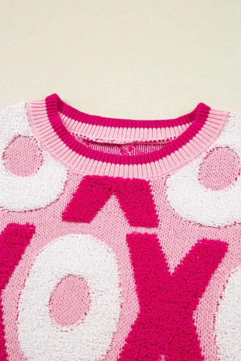 Valentine XOXO Drop Shoulder Crewneck Sweater